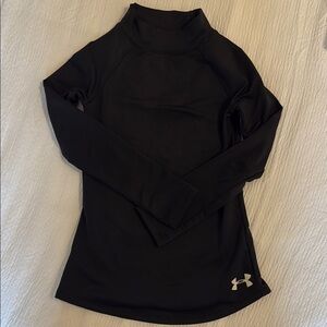 Under Armour Youth Coldgear Black Long Sleeve Base Layer
